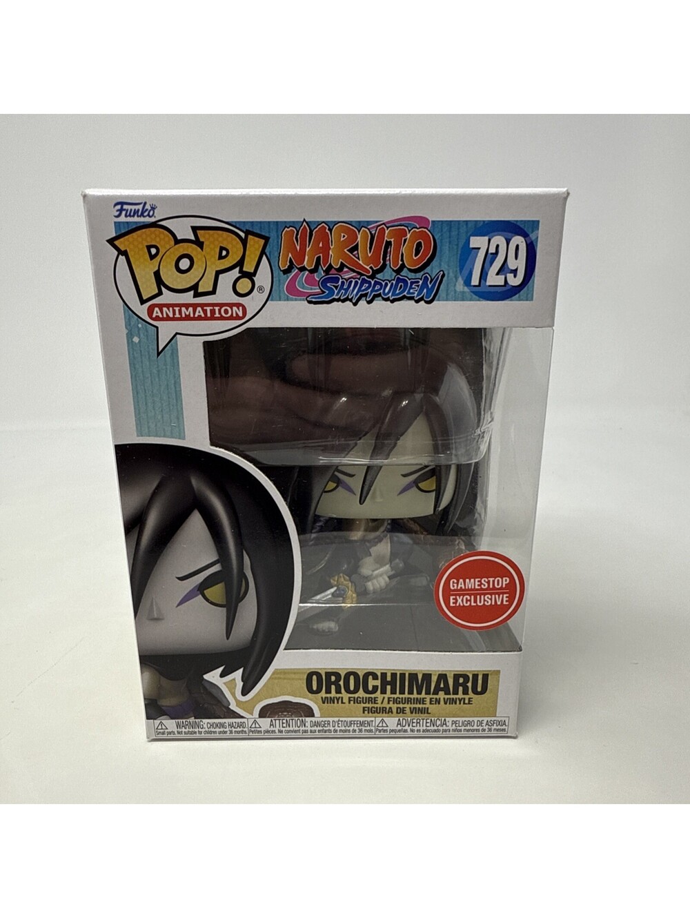 Funko Pop! Animation Naruto Shippuden Orochimaru #729 GameStop Exclusive